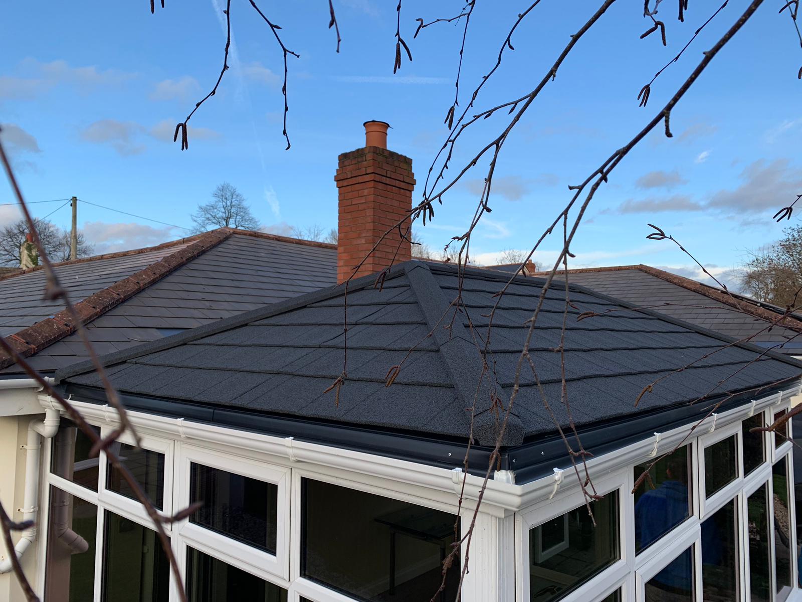 Conservatory Solid Tiled Roof – Customer Installation